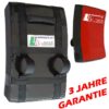 Studio-Schlagpolster PRIME gebogen in Schwarz-Rot, 3 Jahre Garantie, MaĂźe: 65 x 40 x 12 cm.