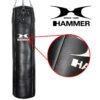 Robuster Boxsack aus Rindsleder von HAMMER BOXING, mit hochwertiger Verarbeitung, ideal für Deutschland.
