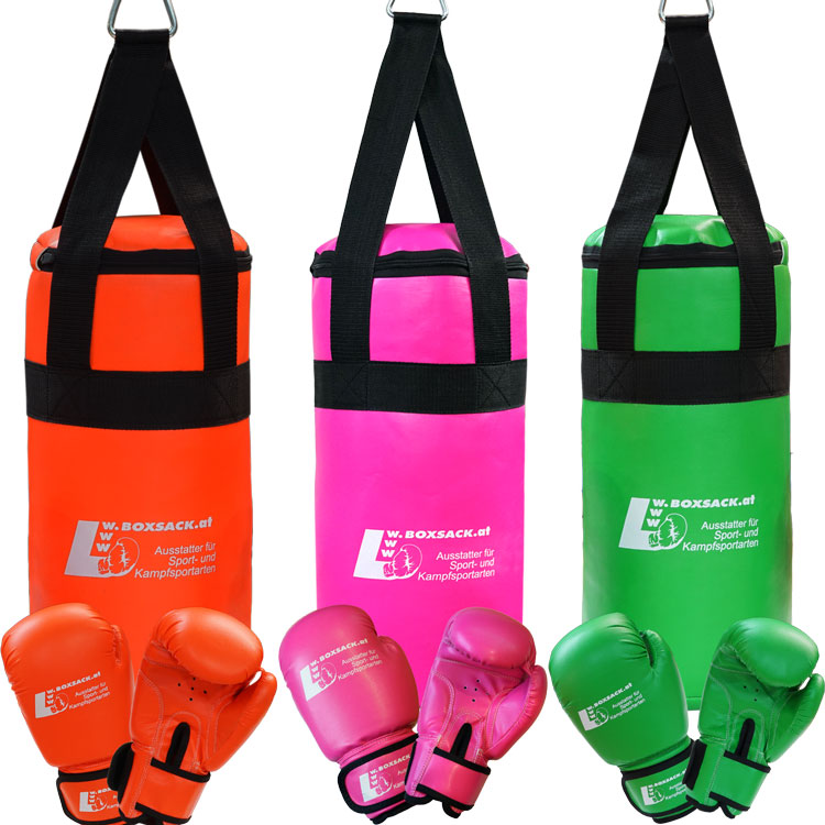 Boxsack Set Junior mit - Boxhandschuhe Aktionspreis