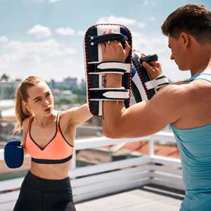 Boxsack - Ausrüstung Pratzen Schlagpolster Kick Pads Kategorie