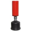 Standboxsack Boxdummy Basic in Rot mit verstellbarer Höhe und breitem Standfuß, ideal für Boxtraining in Deutschland.