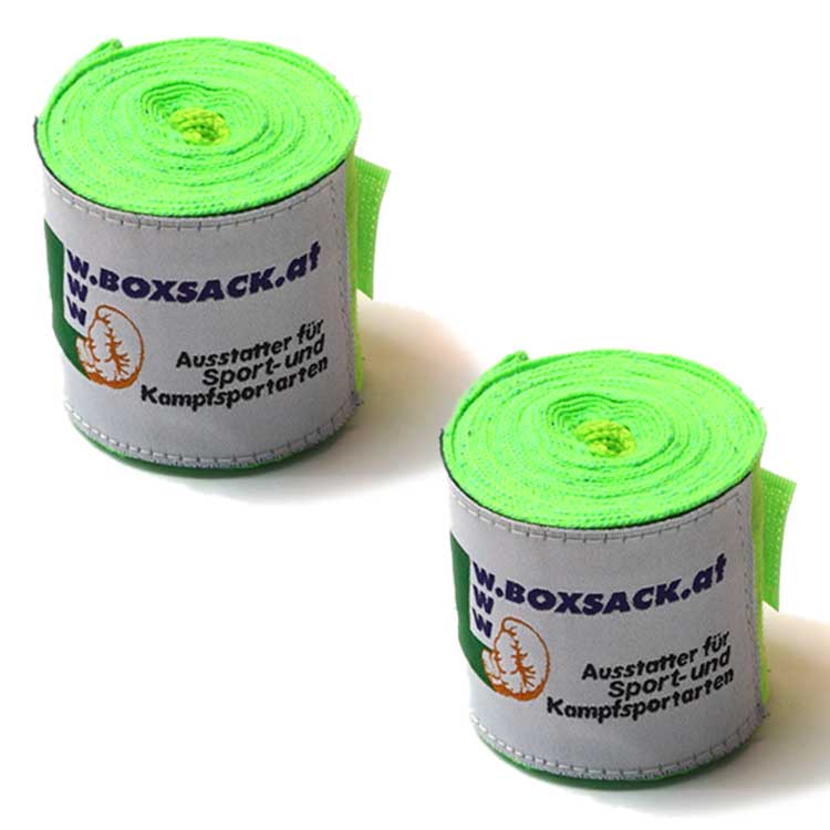 Boxbandage Bandagen elastisch oder unelastisch 5 Farben Länge von 250 bis 450 cm 