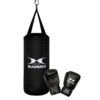 Box-Set Fit Junior von HAMMER BOXING mit strapazierfähigem Boxsack und 6 oz Handschuhen, ideal für Kindertraining in Deutschland.