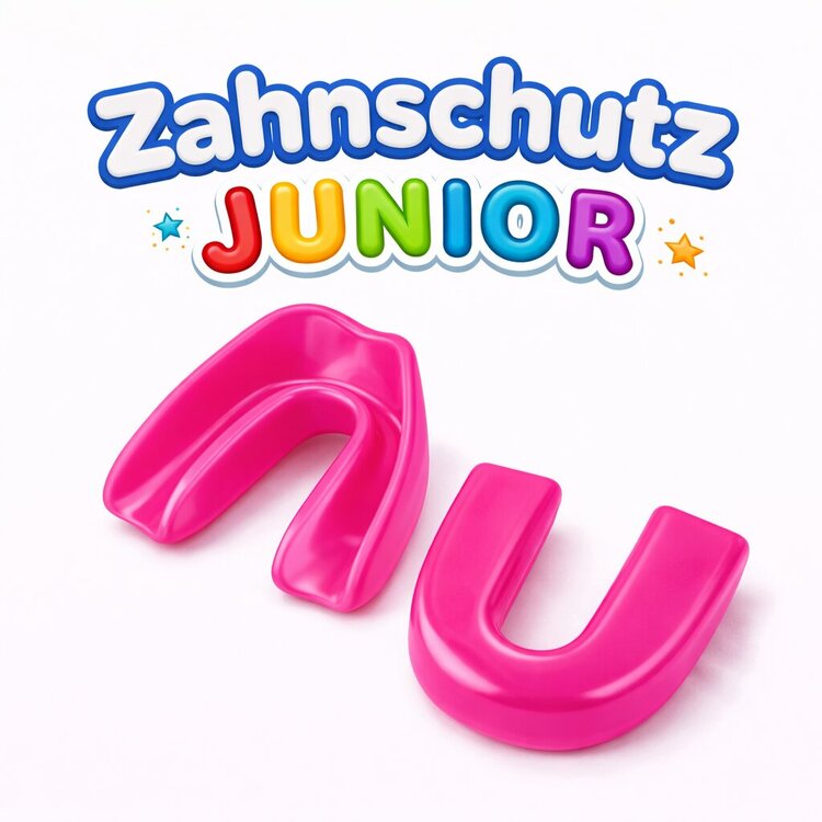 Zahnschutz JUNIOR Pink mit Dose